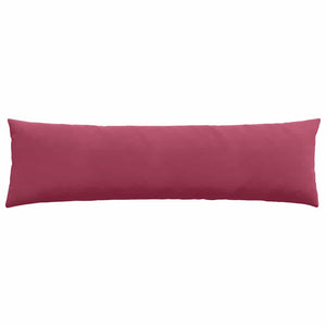Weinrote Cord Sofakissen, 2er-Set, 145x40 cm