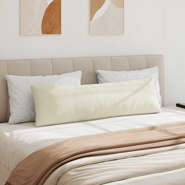 Sofakissen 2er Set Creme Cord 145x40 cm