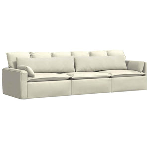 Sofakissen 2er Set Creme Cord 145x40 cm