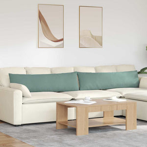2er Set Sofakissen Cord Meergrün 145x40 cm