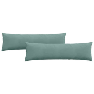 2er Set Sofakissen Cord Meergrün 145x40 cm