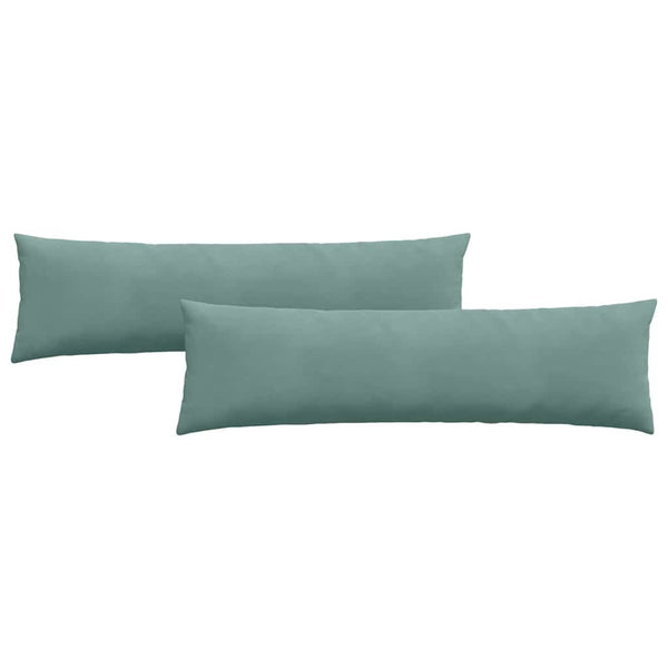 2er Set Sofakissen Cord Meergrün 145x40 cm