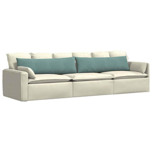 2er Set Sofakissen Cord Meergrün 145x40 cm