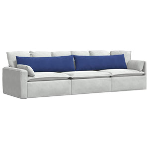 Sofakissen 2er Set Polizeiblau Cord 145x40cm