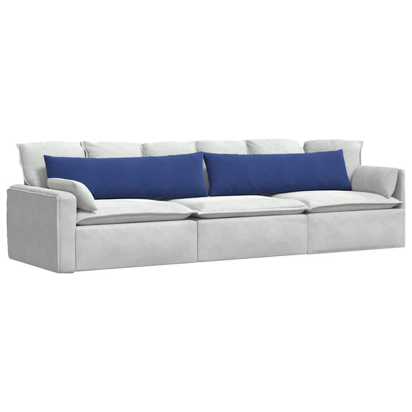 Sofakissen 2er Set Polizeiblau Cord 145x40cm