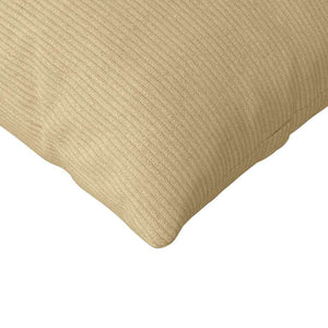 Sofakissen 2er Set Grau-Grün Cord 145 cm