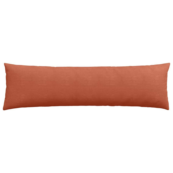 Sofakissen 2er Set Rot-Orange Cord 145x40cm