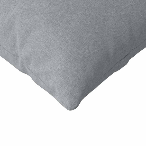 Sofakissen 2er Set Hellgrau 200x40 cm