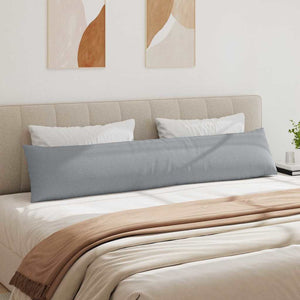 Sofakissen 2er Set Hellgrau 200x40 cm