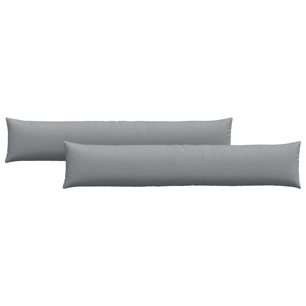 Sofakissen 2er Set Hellgrau 200x40 cm