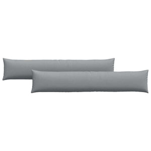 Sofakissen 2er Set Hellgrau 200x40 cm
