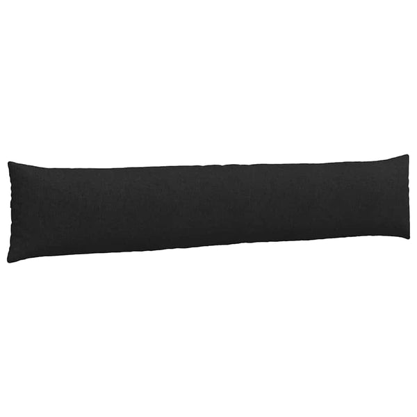 Schwarze Sofakissen, 2er-Set, 200x40 cm