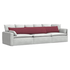 Sofakissen 2er Set Weinrot 200x40 cm