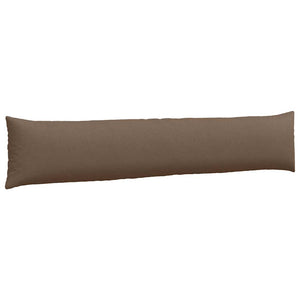 vidaXL Coussins de canapé 2 pcs Marron 200 x 40 cm Tissu