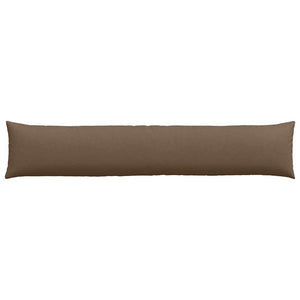 vidaXL Coussins de canapé 2 pcs Marron 200 x 40 cm Tissu
