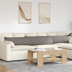 Sofakissen 2er-Set Taupe 200 x 40 cm