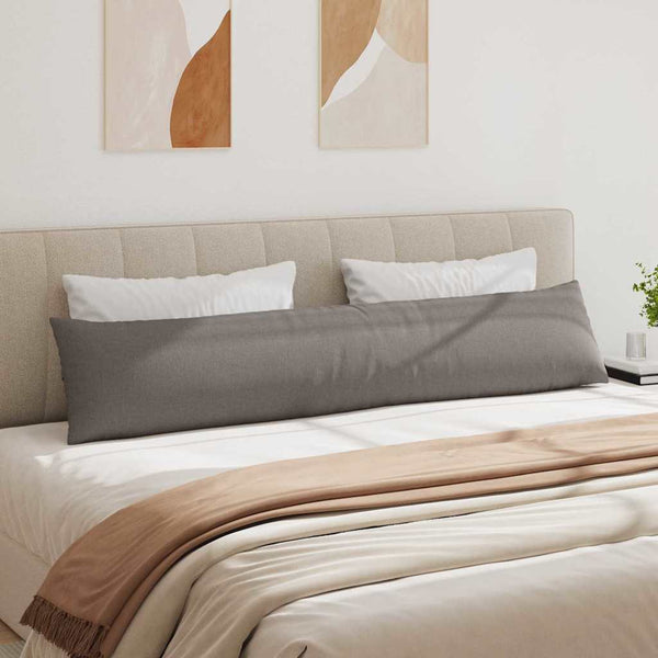 Sofakissen 2er-Set Taupe 200 x 40 cm