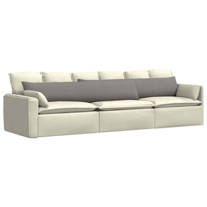 Sofakissen 2er-Set Taupe 200 x 40 cm