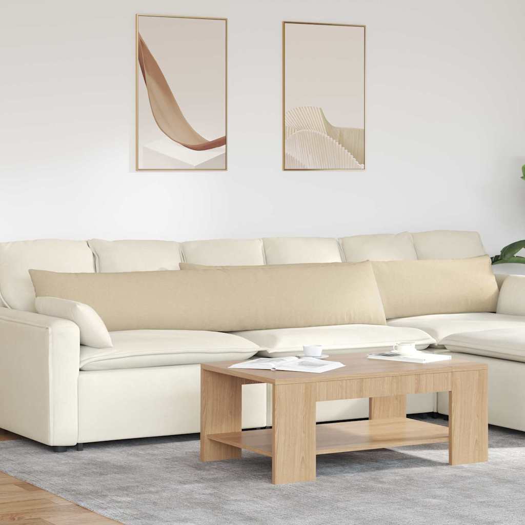 Creme Sofakissen 2er-Set, 200x40 cm