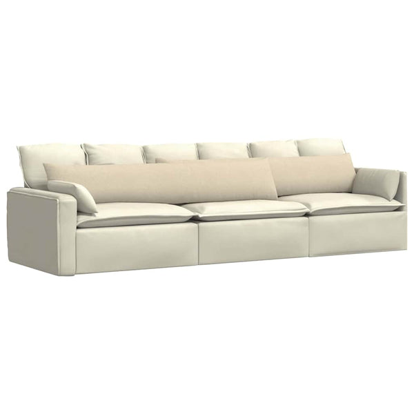 Creme Sofakissen 2er-Set, 200x40 cm