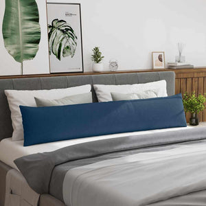Blaue Sofakissen 2er Set, 200 x 40 cm