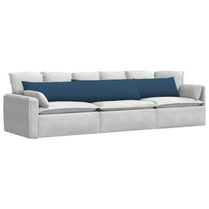 Blaue Sofakissen 2er Set, 200 x 40 cm