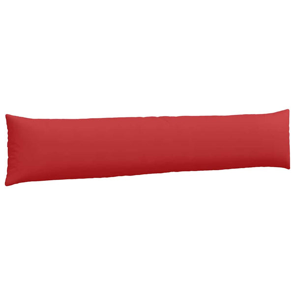 vidaXL Coussins de canapé 2 pcs Rouge 200 x 40 cm Tissu