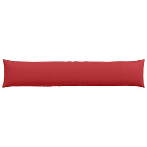 vidaXL Coussins de canapé 2 pcs Rouge 200 x 40 cm Tissu