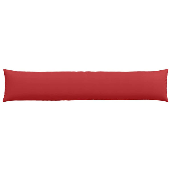 vidaXL Coussins de canapé 2 pcs Rouge 200 x 40 cm Tissu