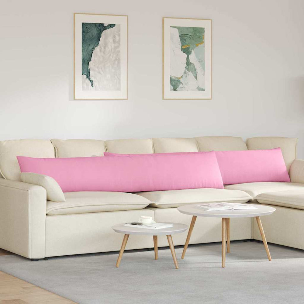 2er-Set Sofakissen Rosa 200x40 cm