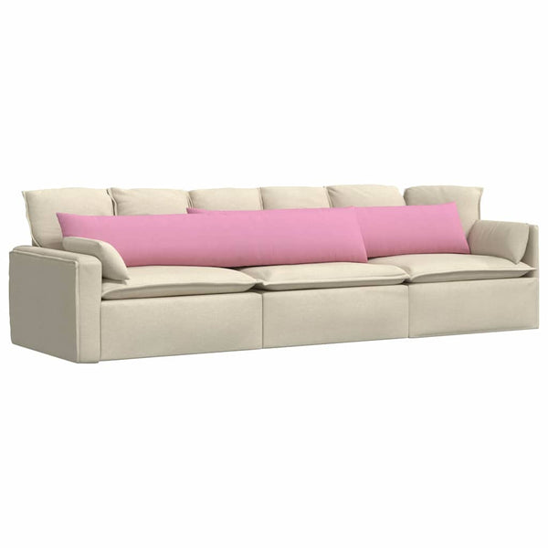 2er-Set Sofakissen Rosa 200x40 cm