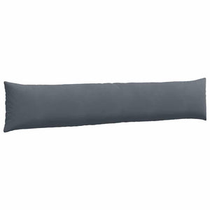 Sofakissen 2er Set Dunkelgrau Cord 200x40 cm