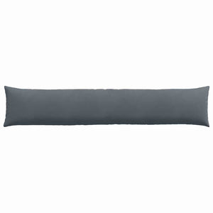 Sofakissen 2er Set Dunkelgrau Cord 200x40 cm