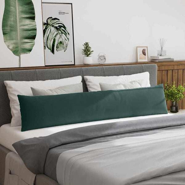 Sofakissen 2er-Set Dunkelgrün Cord 200x40 cm