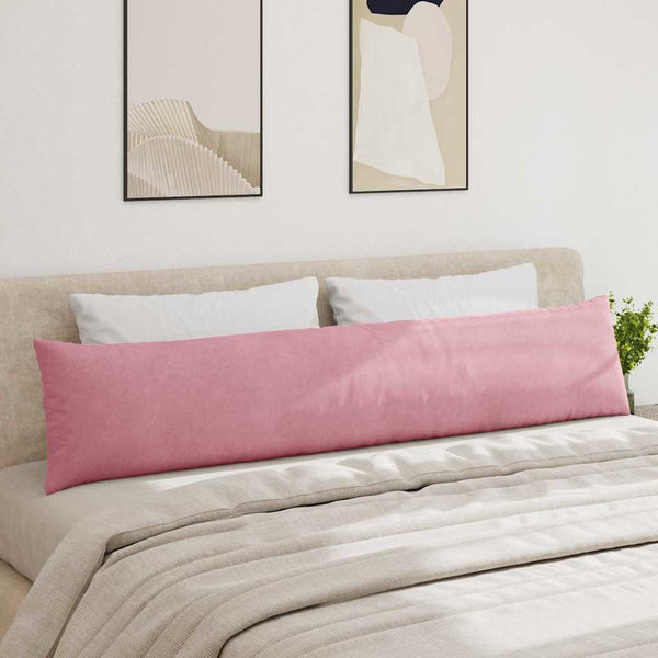 Rosa Cord Sofakissen 2er-Set, 200x40 cm