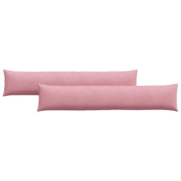 Rosa Cord Sofakissen 2er-Set, 200x40 cm