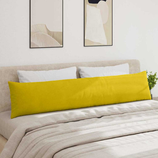 Gelbe Cord Sofakissen 2er-Set, 200x40 cm