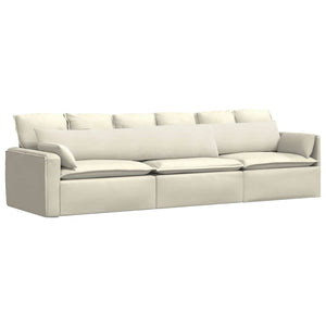 Sofakissen 2er-Set Creme Cord 200x40 cm