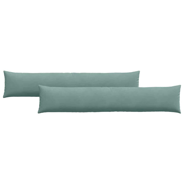 Sofakissen 2er Set Cord Meergrün 200x40 cm