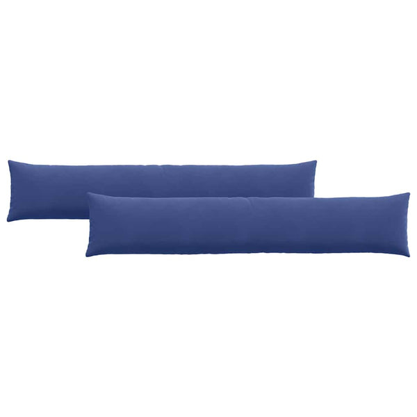 Polizeblaue Cord Sofakissen, 2er-Set, 200x40 cm