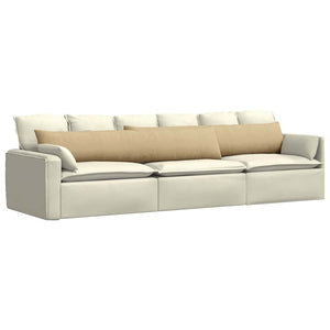 Sofakissen 2er Set Grau-Grün Cord 200x40cm
