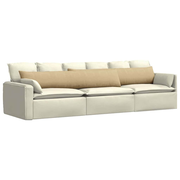 Sofakissen 2er Set Grau-Grün Cord 200x40cm