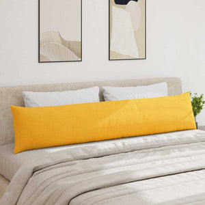 Cord Sofakissen 2er-Set Hellgelb 200x40 cm