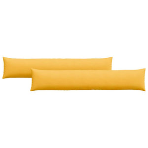 Cord Sofakissen 2er-Set Hellgelb 200x40 cm