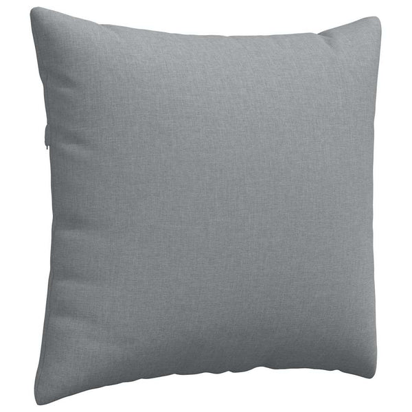vidaXL Coussins de canapé 2 pcs Gris clair 45 x 45 cm Tissu