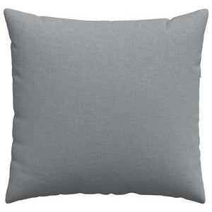 vidaXL Coussins de canapé 2 pcs Gris clair 45 x 45 cm Tissu