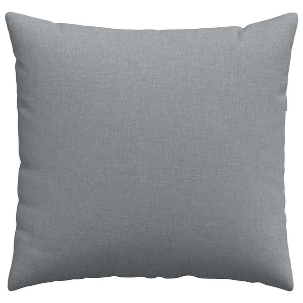 vidaXL Coussins de canapé 2 pcs Gris clair 45 x 45 cm Tissu