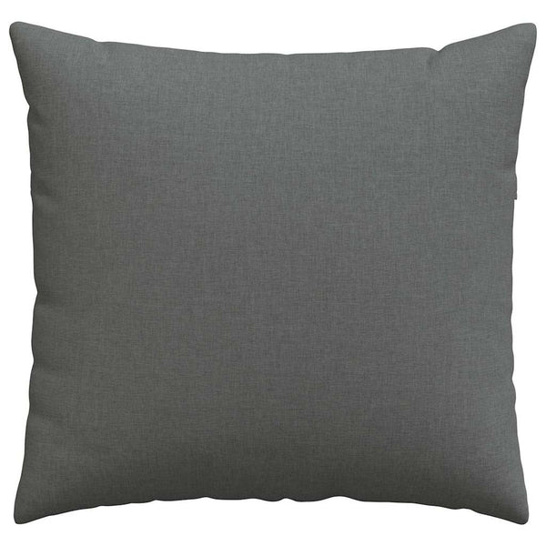 vidaXL Coussins de canapé 2 pcs Gris foncé 45 x 45 cm Tissu