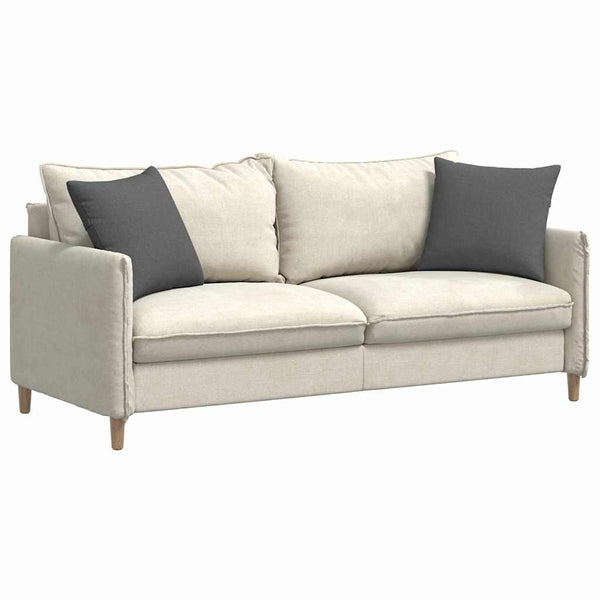 vidaXL Coussins de canapé 2 pcs Gris foncé 45 x 45 cm Tissu