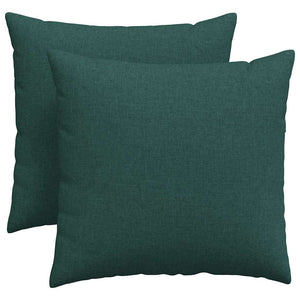 Sofakissen 2er Set Dunkelgrün 45x45 cm